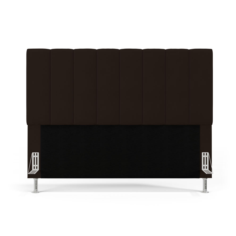 Cabeceira Nashira 140 para Cama de Casal Z-010 Sued Marrom Aradecor