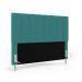 Cabeceira Nashira 140 para Cama de Casal Z-016 Sued Azul Turquesa Aradecor