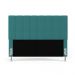 Cabeceira Nashira 140 para Cama de Casal Z-016 Sued Azul Turquesa Aradecor