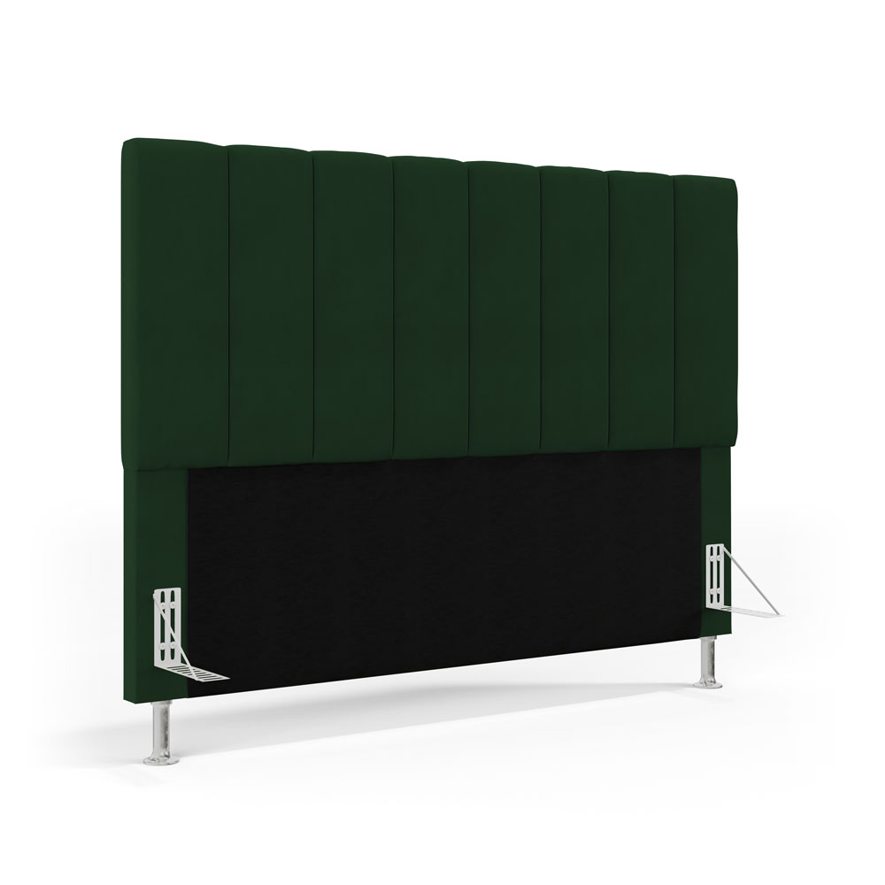 Cabeceira Nashira 140 para Cama de Casal Z-018 Sued Verde Aradecor