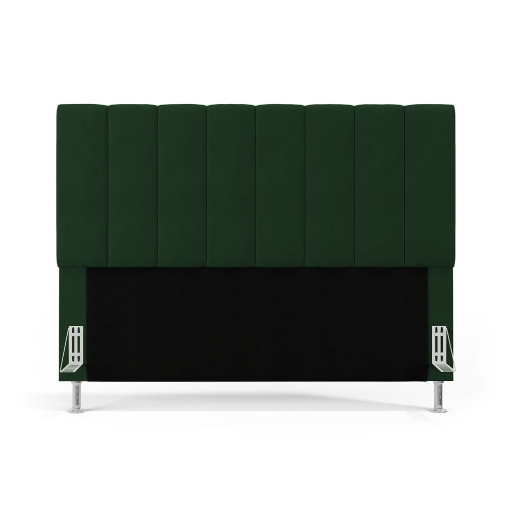 Cabeceira Nashira 140 para Cama de Casal Z-018 Sued Verde Aradecor