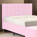 Cabeceira Nashira 140 para Cama de Casal Z-021 Sued Rosa Bebê Aradecor