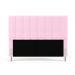 Cabeceira Nashira 140 para Cama de Casal Z-021 Sued Rosa Bebê Aradecor