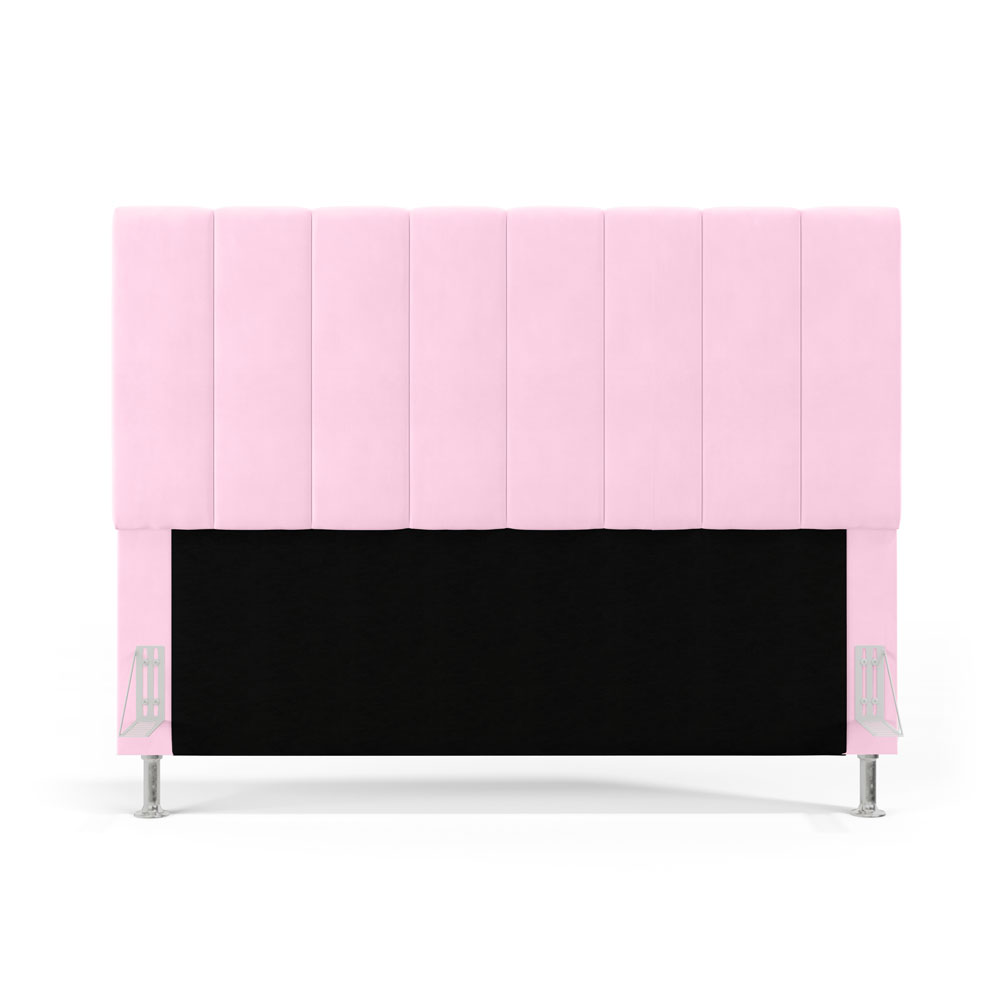 Cabeceira Nashira 140 para Cama de Casal Z-021 Sued Rosa Bebê Aradecor