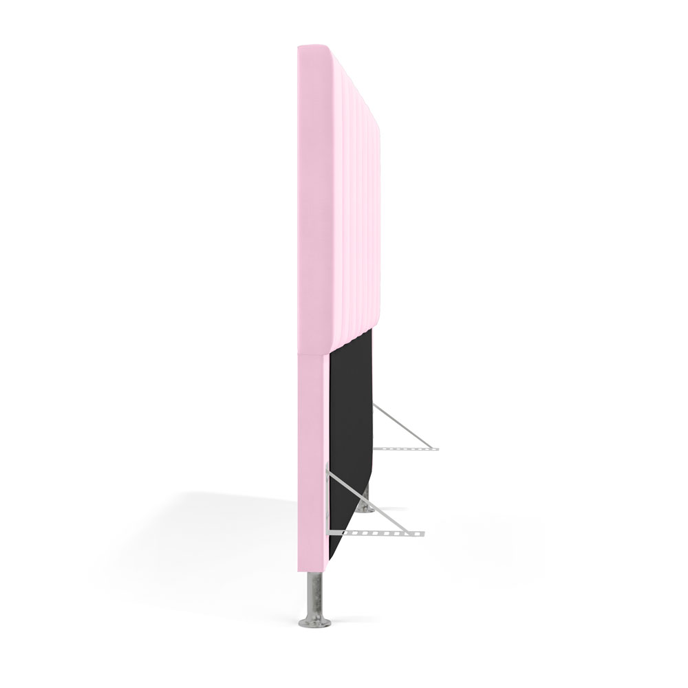 Cabeceira Nashira 140 para Cama de Casal Z-021 Sued Rosa Bebê Aradecor
