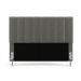 Cabeceira Nashira 160 para Cama Queen N-023 Veludo Cinza Claro Aradecor