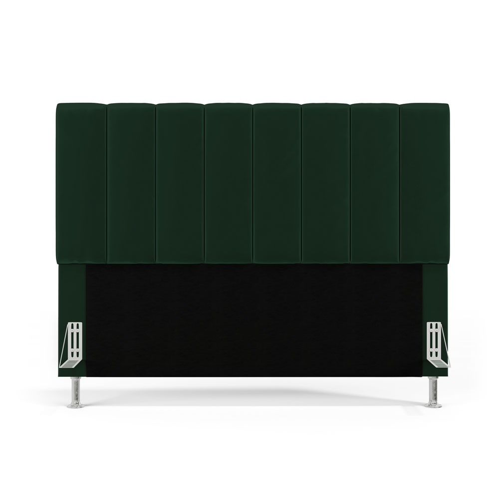 Cabeceira Nashira 160 para Cama Queen N-026 Veludo Verde Aradecor