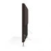 Cabeceira Nashira 195 para Cama King A-011 Couro Marrom Aradecor
