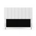 Cabeceira Nashira 195 para Cama King A-013 Couro Branco Aradecor