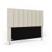 Cabeceira Nashira 195 para Cama King A-017 Couro Bege Aradecor