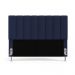 Cabeceira Nashira 195 para Cama King A-019 Couro Azul Aradecor