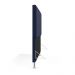 Cabeceira Nashira 195 para Cama King A-019 Couro Azul Aradecor