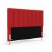 Cabeceira Nashira 195 para Cama King A-020 Couro Vermelho Aradecor