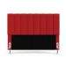 Cabeceira Nashira 195 para Cama King A-020 Couro Vermelho Aradecor