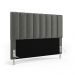 Cabeceira Nashira 195 para Cama King N-023 Veludo Cinza Claro Aradecor