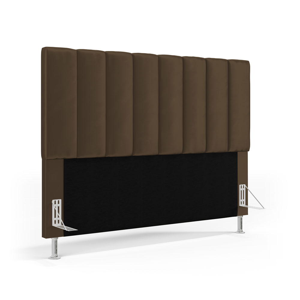 Cabeceira Nashira 195 para Cama King N-029 Veludo Capuccino Aradecor