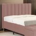 Cabeceira Nashira 195 para Cama King N-031 Veludo Rosê Claro Aradecor