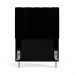 Cabeceira Nashira 90 para Cama de Solteiro N-024 Veludo Preto Aradecor