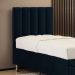 Cabeceira Nashira 90 para Cama de Solteiro N-025 Veludo Azul Marinho Aradecor