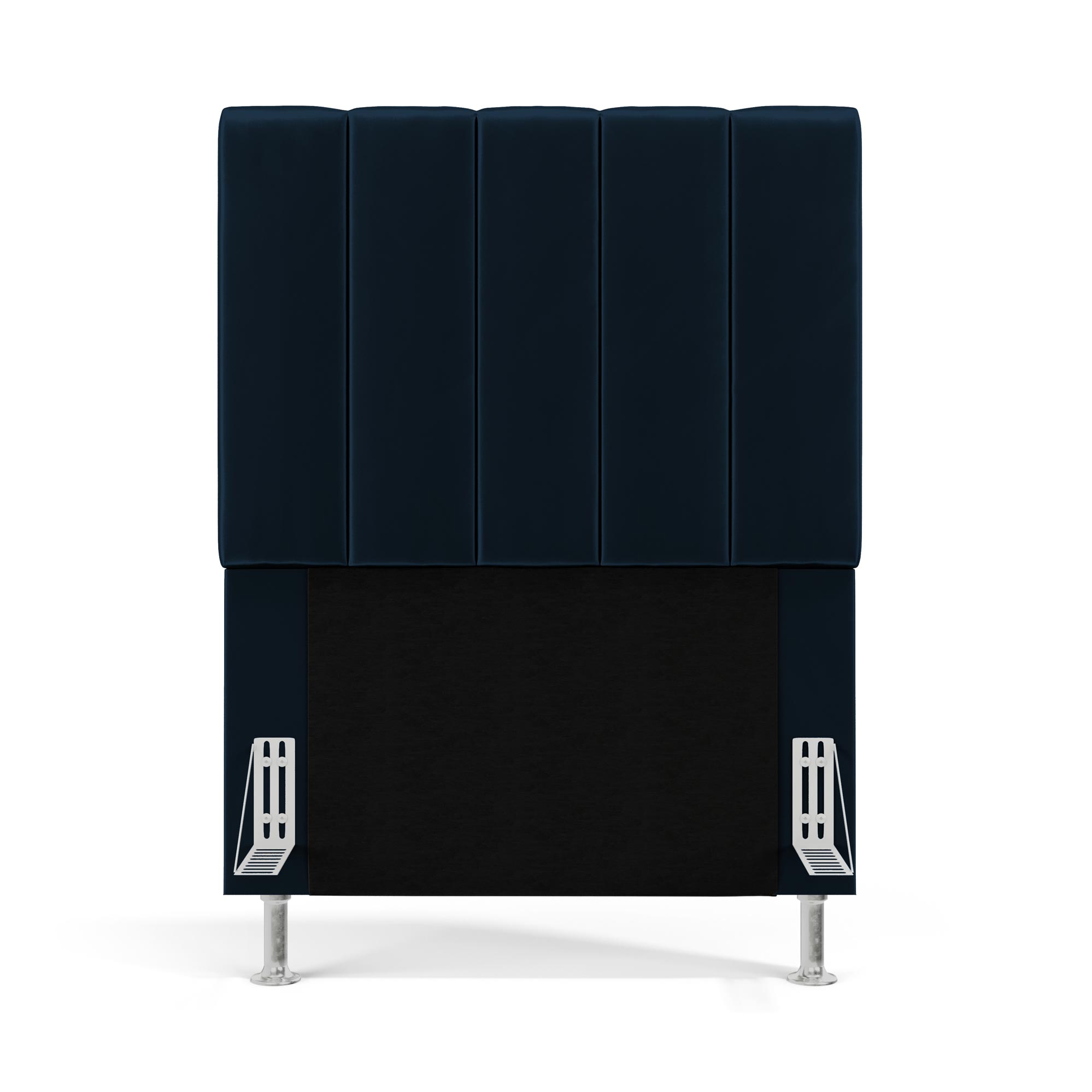 Cabeceira Nashira 90 para Cama de Solteiro N-025 Veludo Azul Marinho Aradecor
