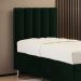 Cabeceira Nashira 90 para Cama de Solteiro N-026 Veludo Verde Aradecor