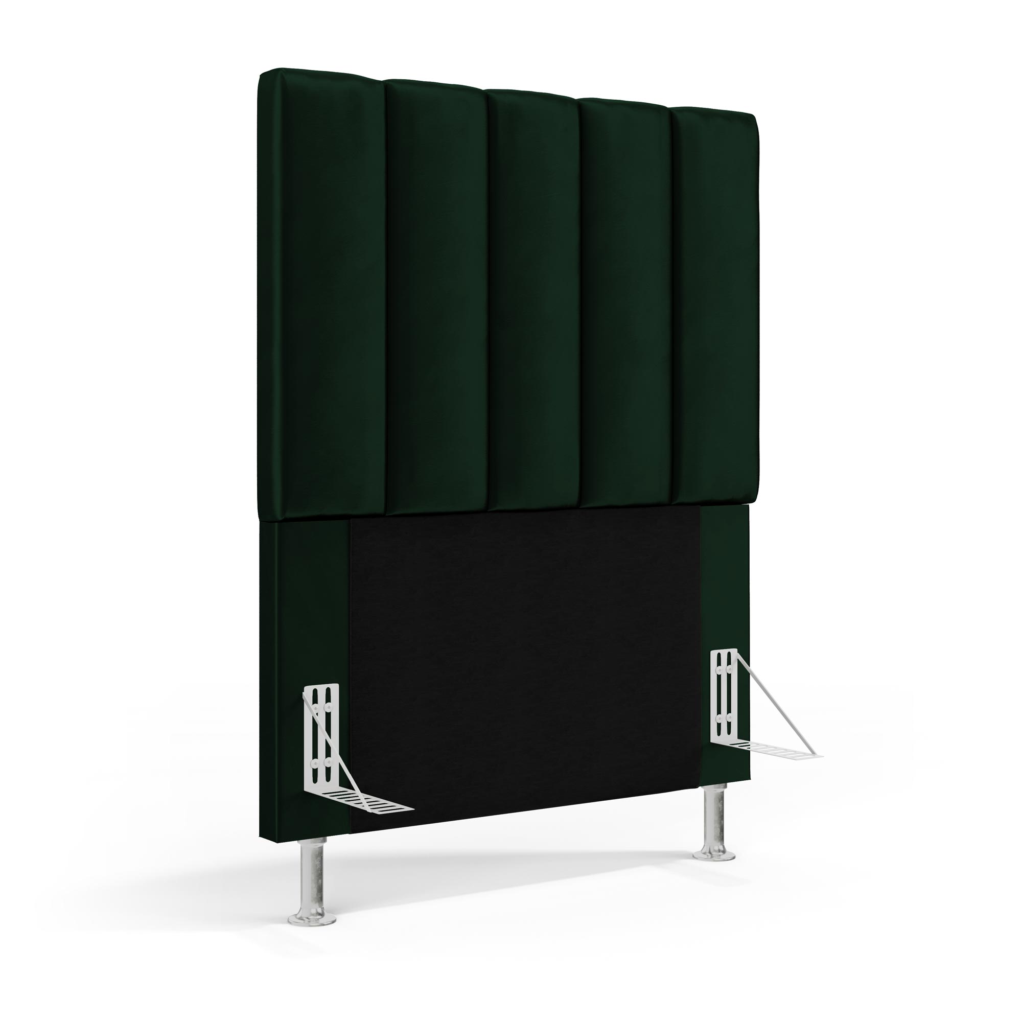 Cabeceira Nashira 90 para Cama de Solteiro N-026 Veludo Verde Aradecor