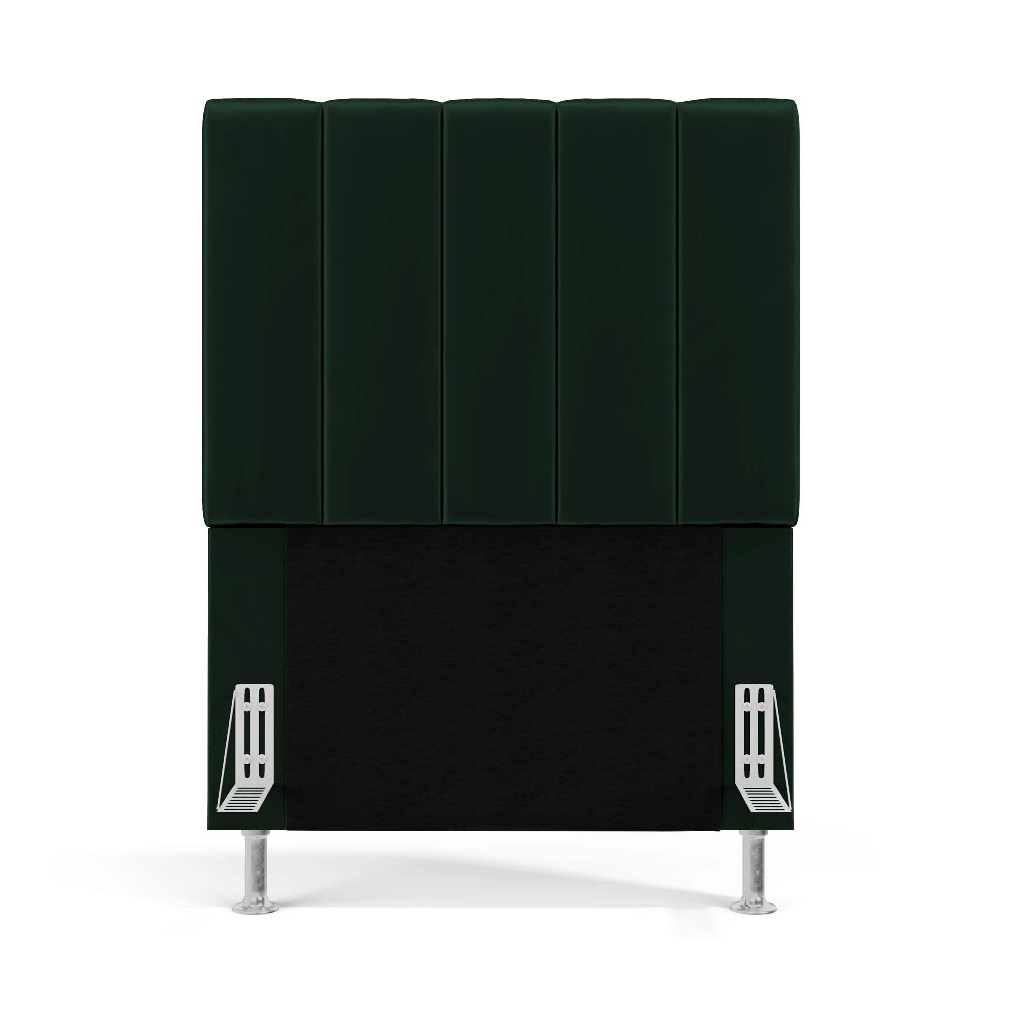 Cabeceira Nashira 90 para Cama de Solteiro N-026 Veludo Verde Aradecor