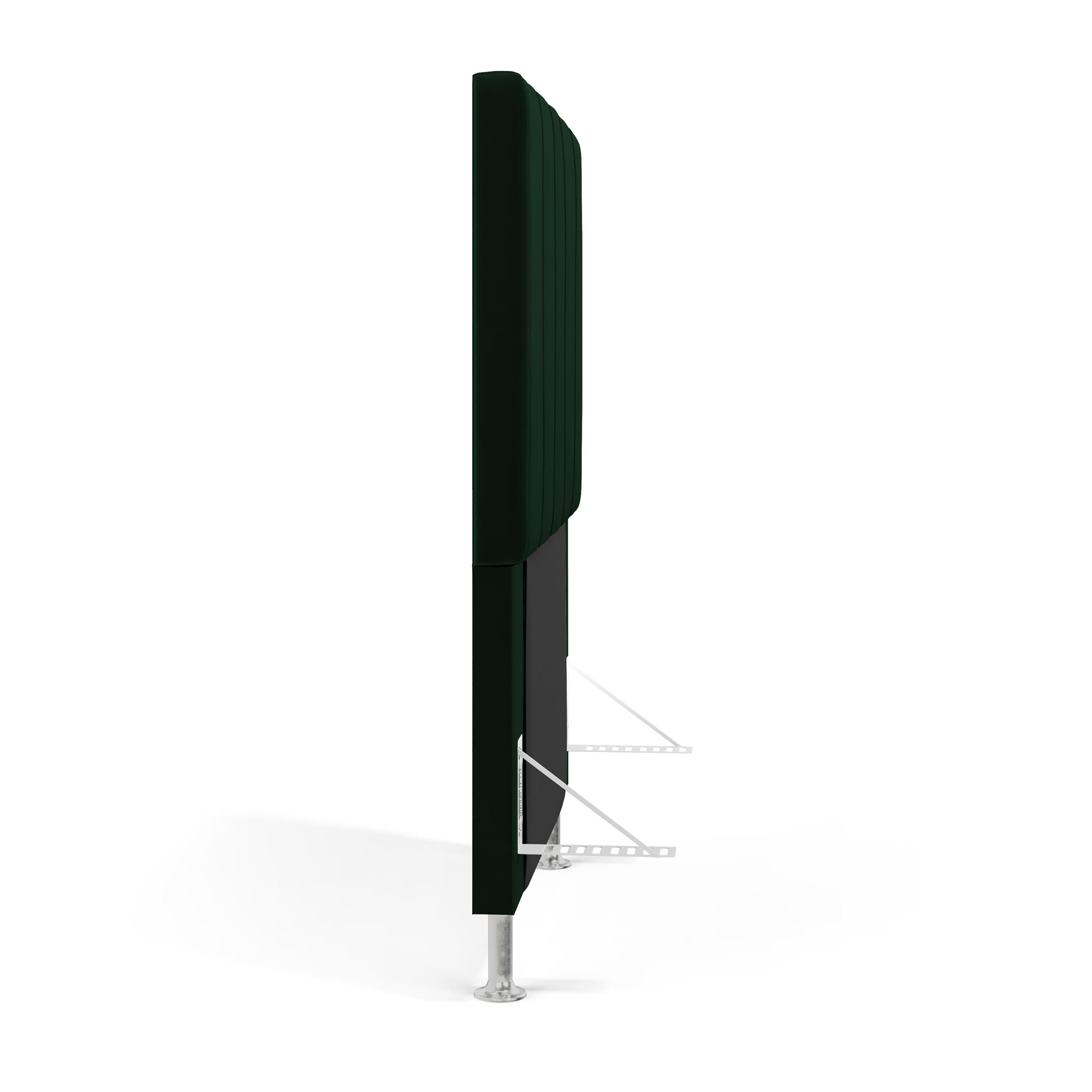 Cabeceira Nashira 90 para Cama de Solteiro N-026 Veludo Verde Aradecor