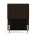 Cabeceira Nashira 90 para Cama de Solteiro N-027 Veludo Marrom Chocolate Aradecor
