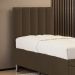 Cabeceira Nashira 90 para Cama de Solteiro N-029 Veludo Capuccino Aradecor