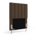 Cabeceira Nashira 90 para Cama de Solteiro N-029 Veludo Capuccino Aradecor