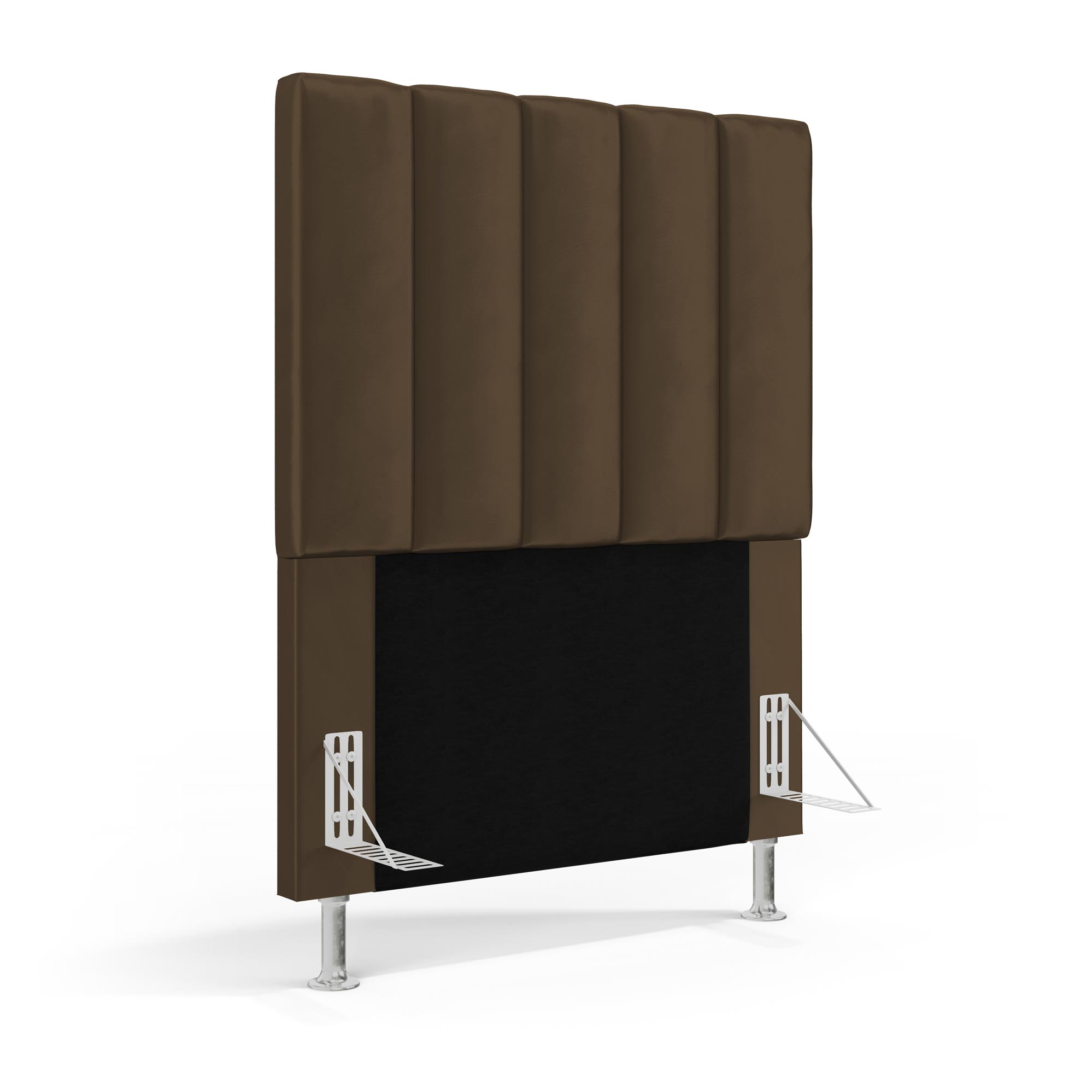 Cabeceira Nashira 90 para Cama de Solteiro N-029 Veludo Capuccino Aradecor