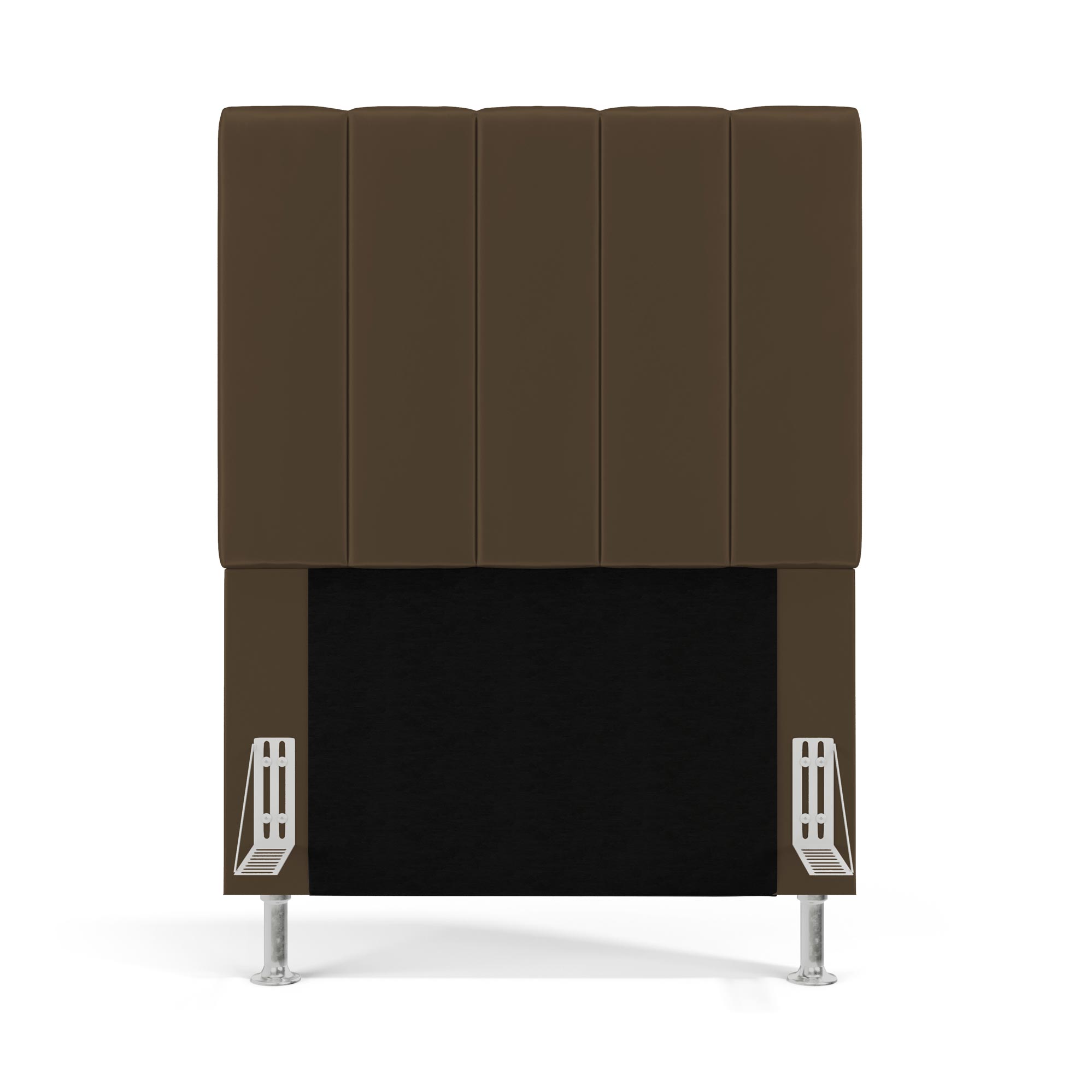 Cabeceira Nashira 90 para Cama de Solteiro N-029 Veludo Capuccino Aradecor