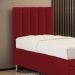 Cabeceira Nashira 90 para Cama de Solteiro N-033 Veludo Vermelho Aradecor