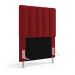 Cabeceira Nashira 90 para Cama de Solteiro N-033 Veludo Vermelho Aradecor