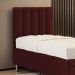 Cabeceira Nashira 90 para Cama de Solteiro N-034 Veludo Bordô Aradecor