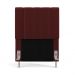 Cabeceira Nashira 90 para Cama de Solteiro N-034 Veludo Bordô Aradecor