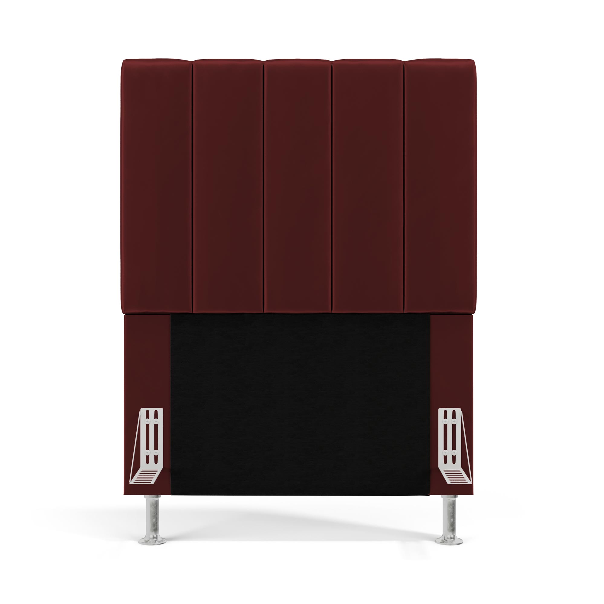 Cabeceira Nashira 90 para Cama de Solteiro N-034 Veludo Bordô Aradecor