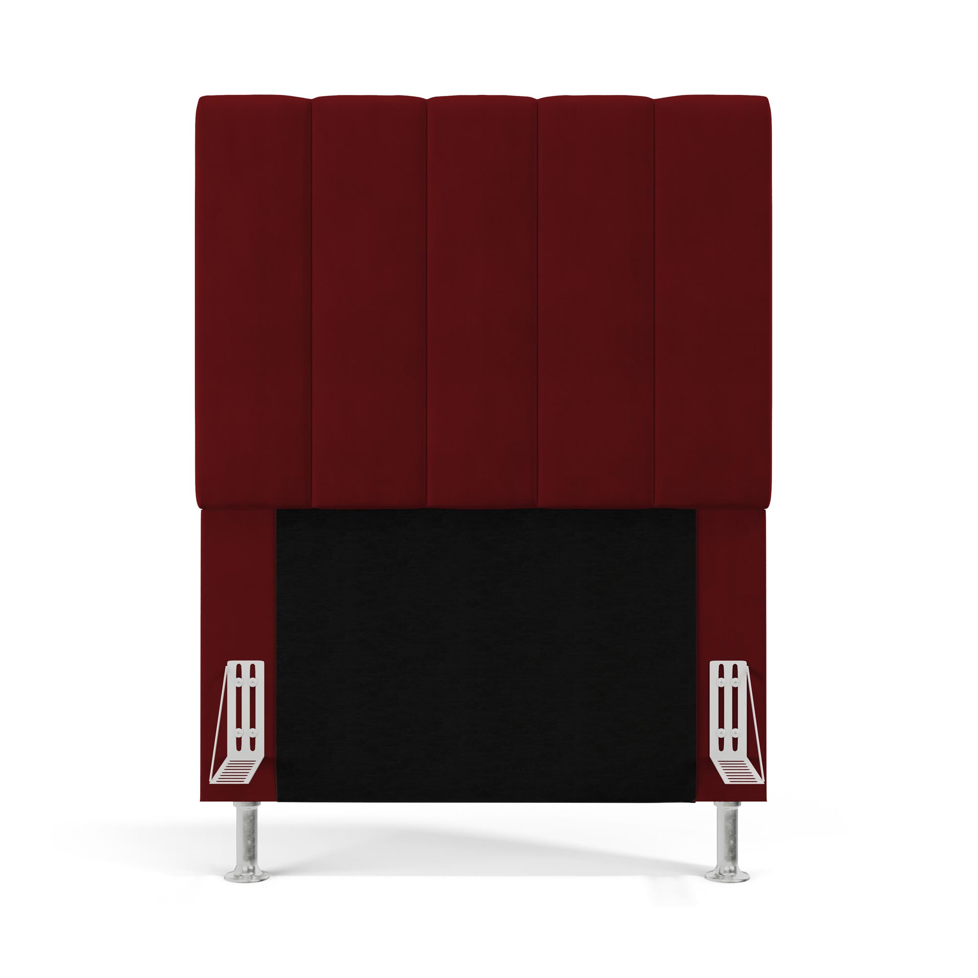 Cabeceira Nashira 90 para Cama de Solteiro Z-001 Sued Vermelho Aradecor