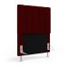 Cabeceira Nashira 90 para Cama de Solteiro Z-002 Sued Bordô Aradecor