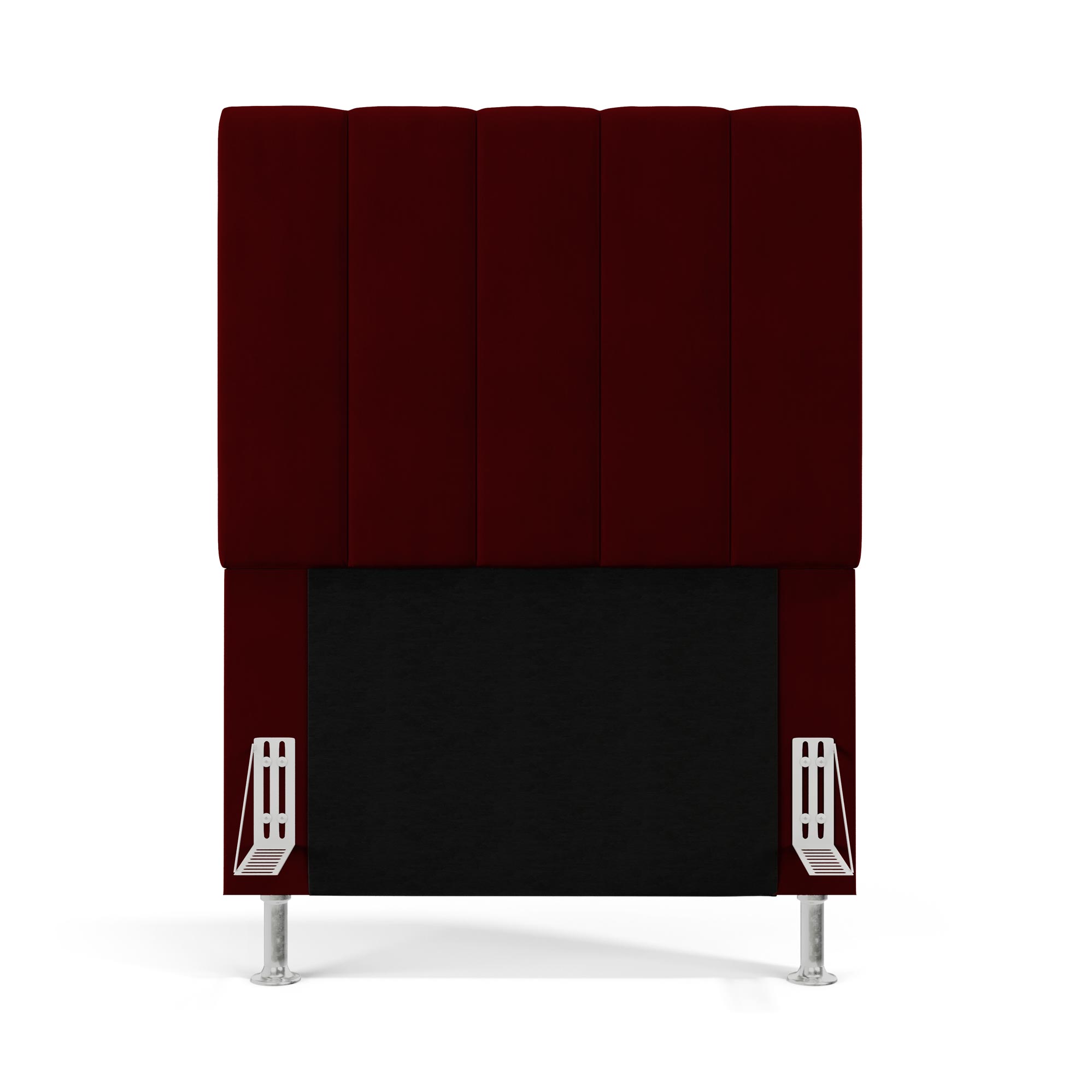Cabeceira Nashira 90 para Cama de Solteiro Z-002 Sued Bordô Aradecor