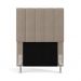 Cabeceira Nashira 90 para Cama de Solteiro Z-003 Sued Bege Aradecor