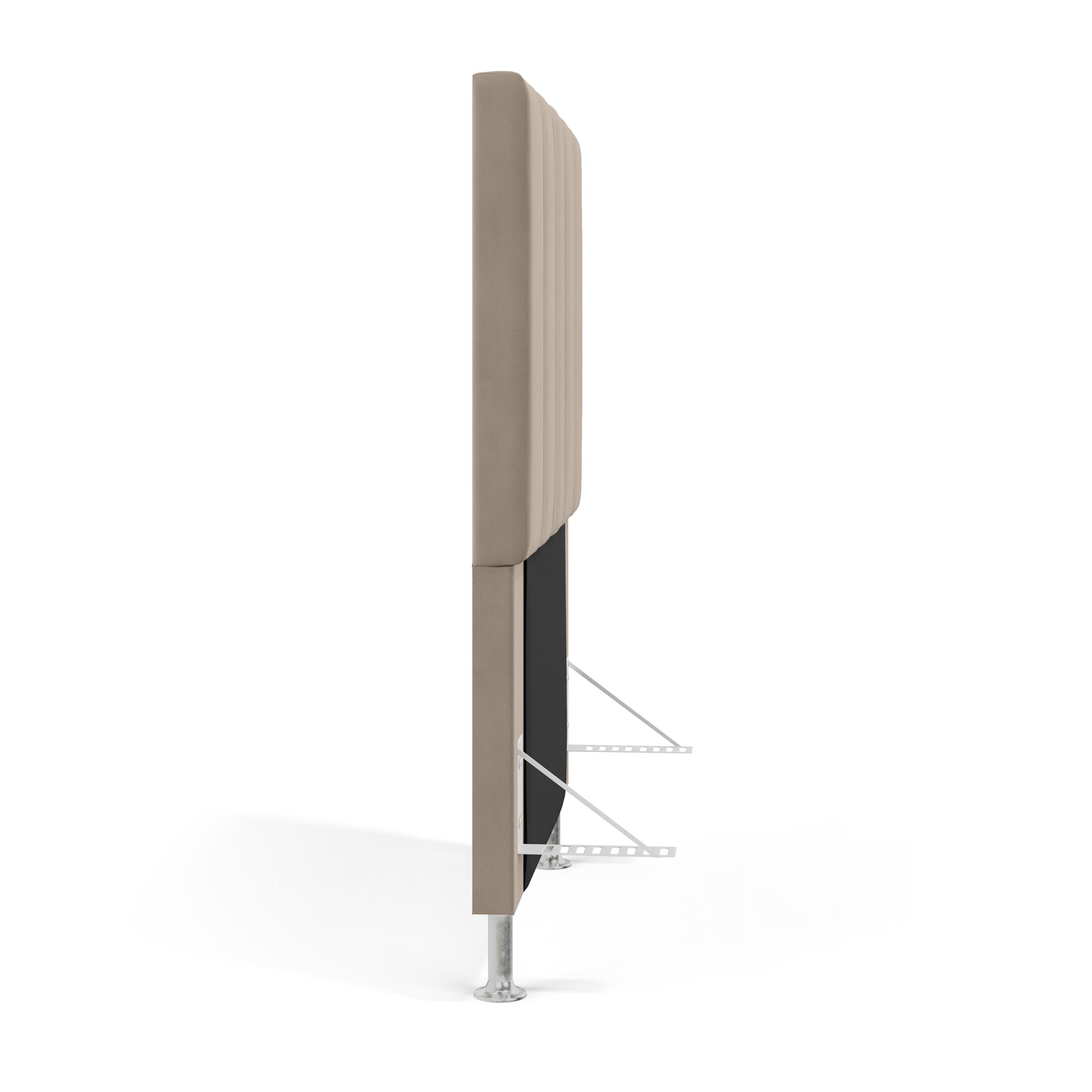Cabeceira Nashira 90 para Cama de Solteiro Z-003 Sued Bege Aradecor