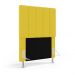 Cabeceira Nashira 90 para Cama de Solteiro Z-004 Sued Amarelo Aradecor