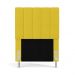 Cabeceira Nashira 90 para Cama de Solteiro Z-004 Sued Amarelo Aradecor