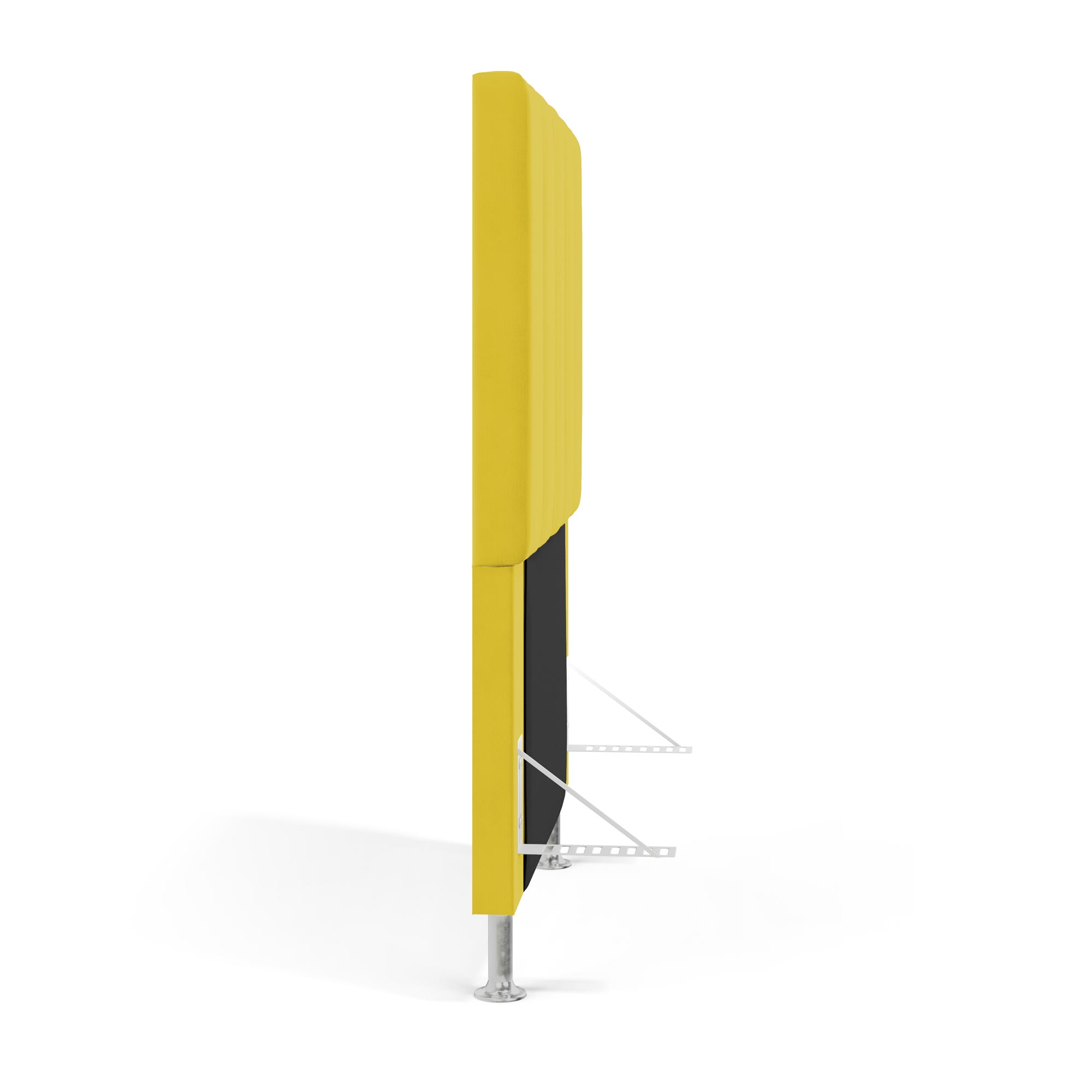 Cabeceira Nashira 90 para Cama de Solteiro Z-004 Sued Amarelo Aradecor