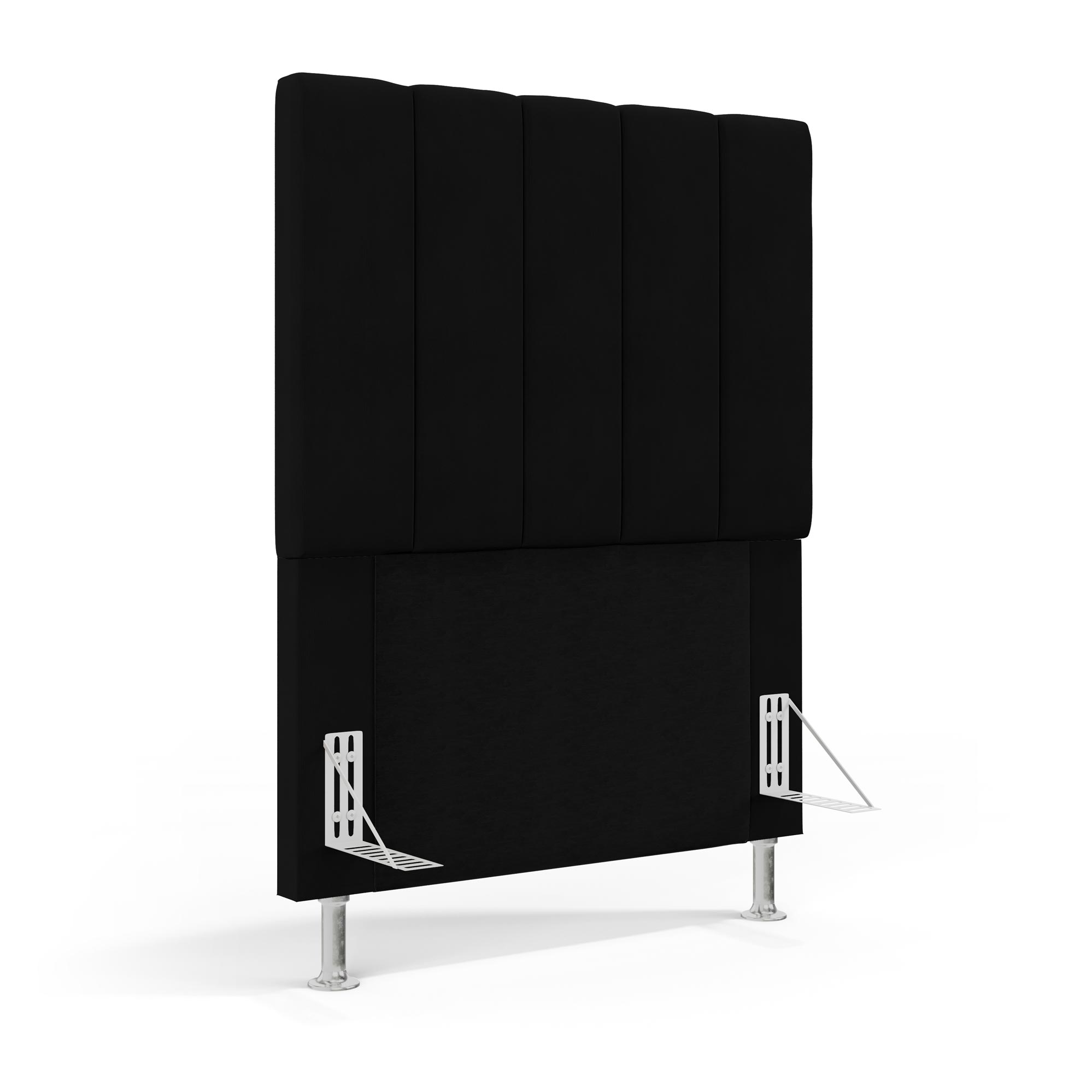Cabeceira Nashira 90 para Cama de Solteiro Z-005 Sued Preto Aradecor