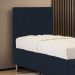 Cabeceira Nashira 90 para Cama de Solteiro Z-007 Sued Azul Marinho Aradecor