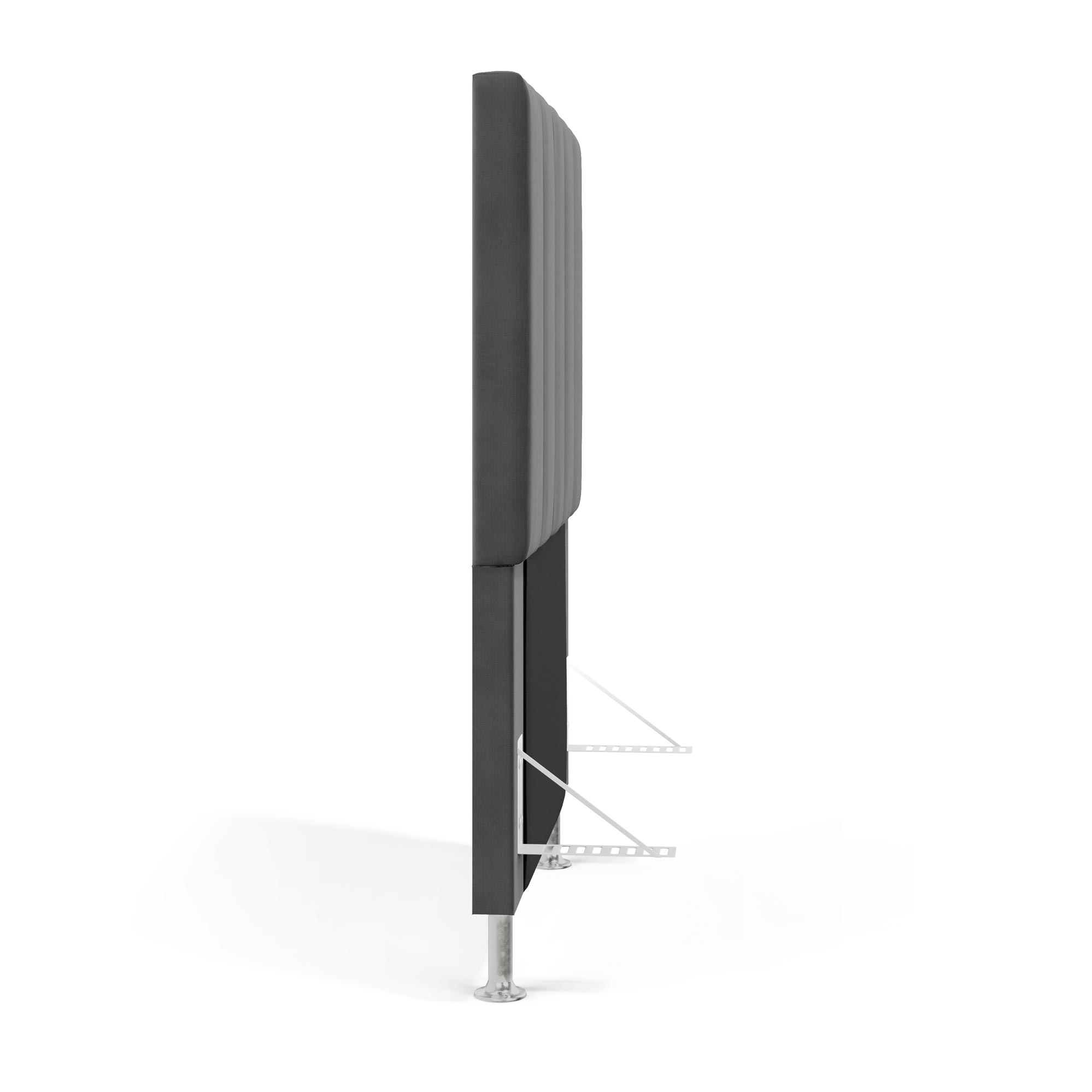 Cabeceira Nashira 90 para Cama de Solteiro Z-008 Sued Cinza Aradecor