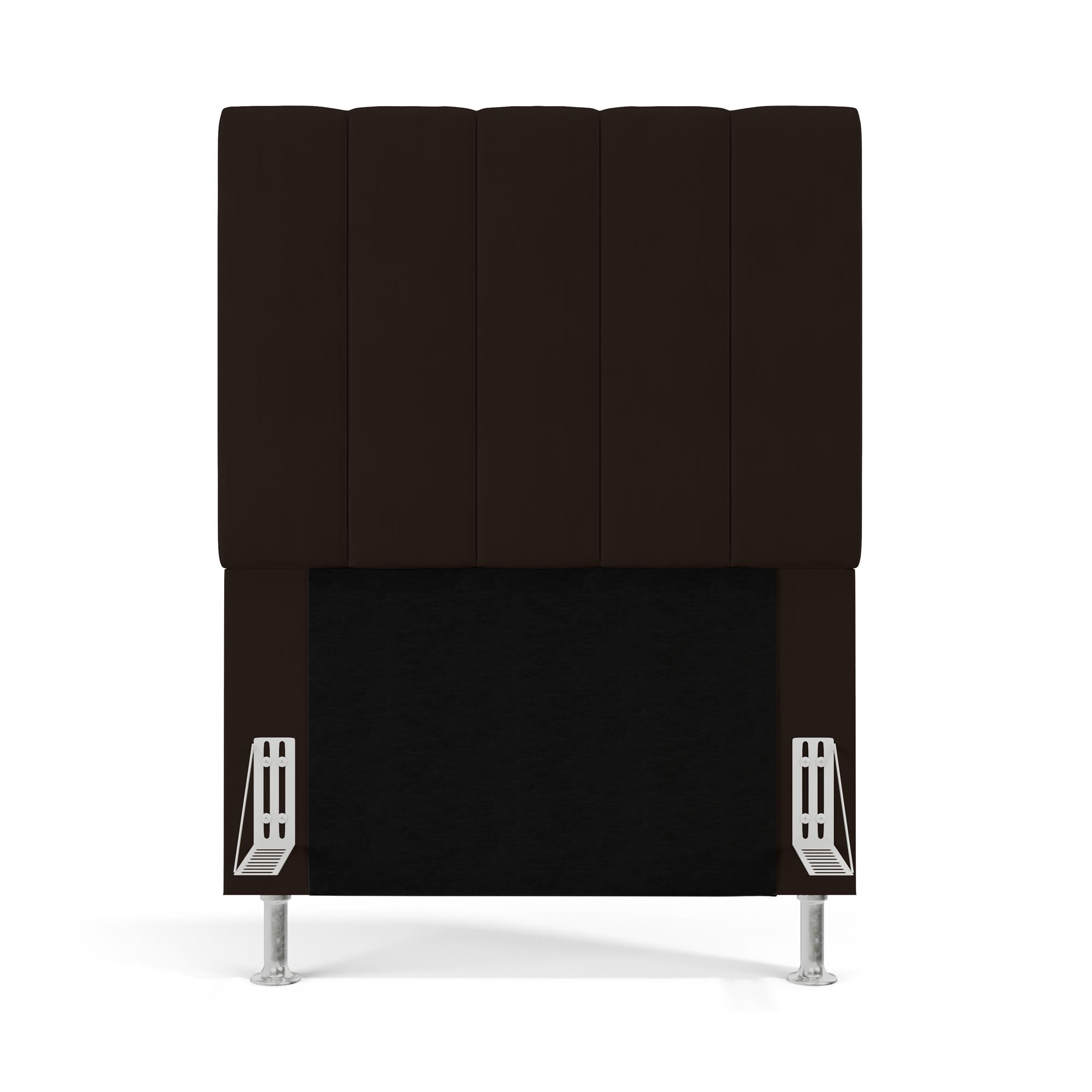 Cabeceira Nashira 90 para Cama de Solteiro Z-010 Sued Marrom Aradecor